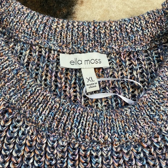 Ella Moss Marge Sleeveless Knit Sweater Top XL - Picture 3 of 7